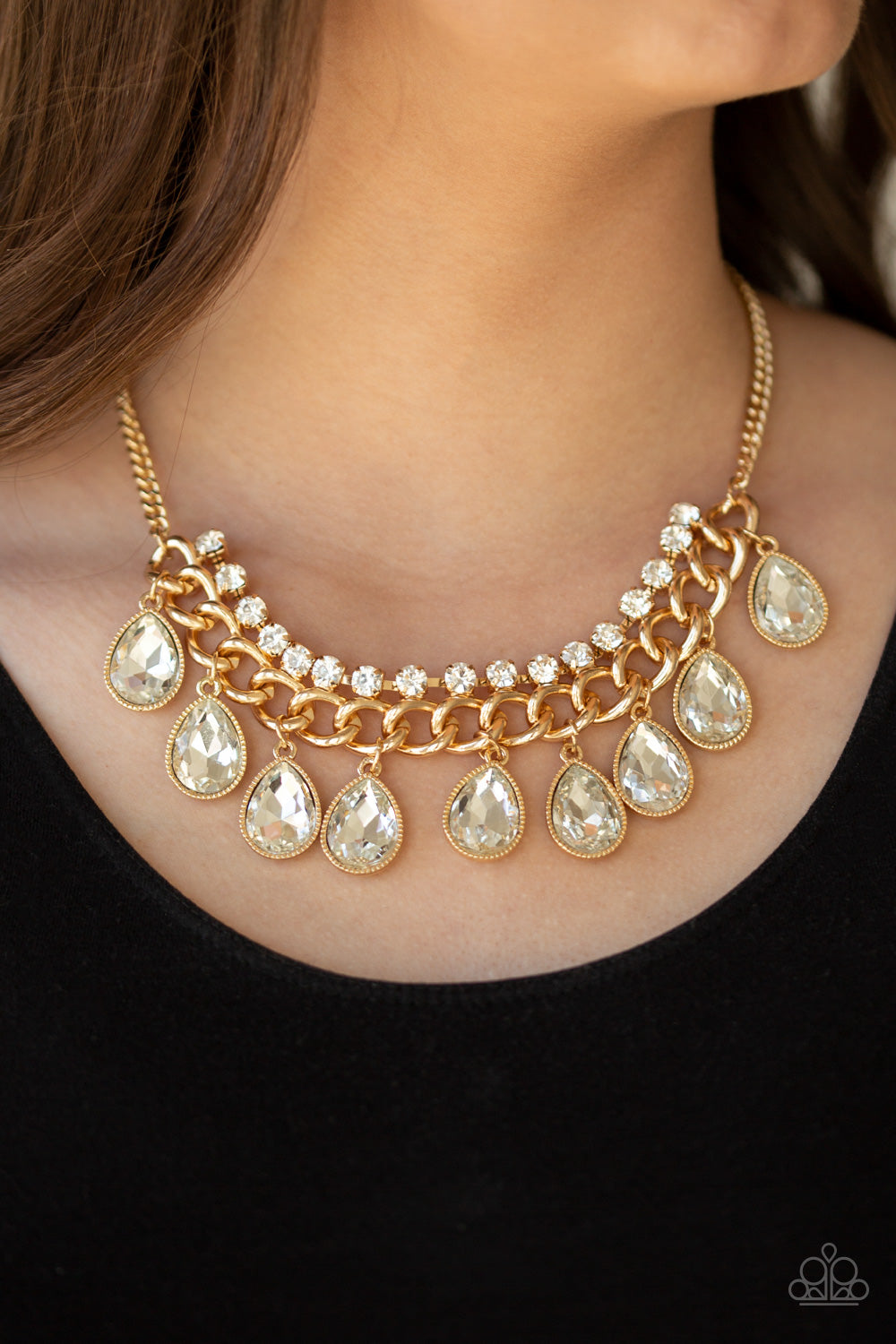 Paparazzi ~ All Toget-HEIR Now - Gold Necklace