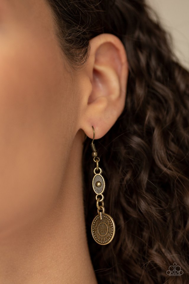 Paparazzi ~ Treasure Temptress - Brass Necklace