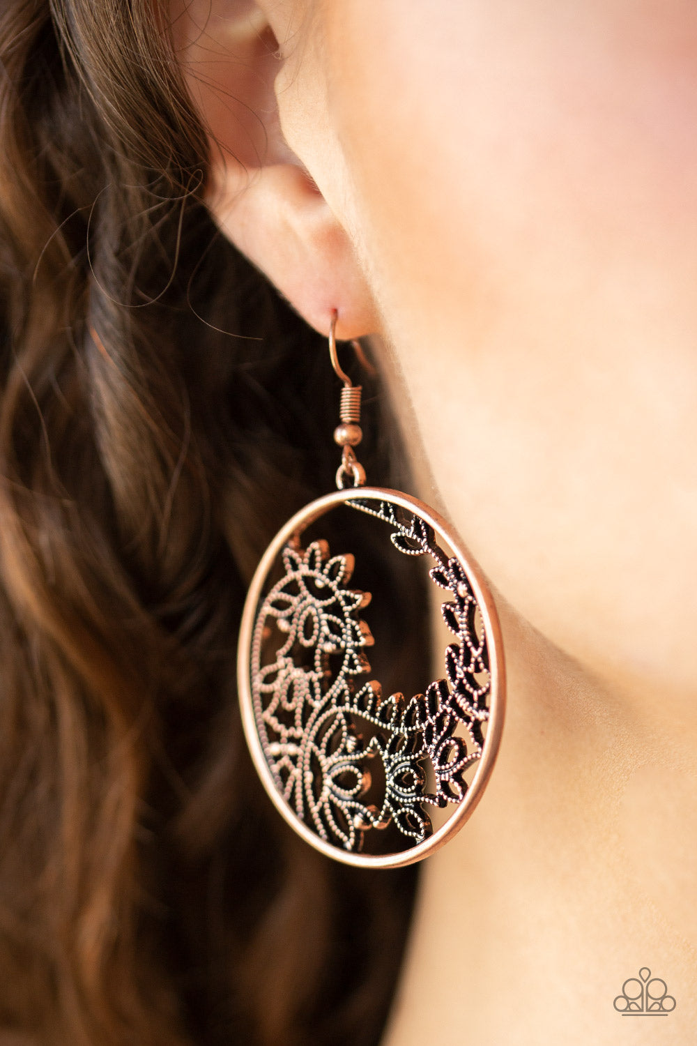 Paparazzi ~ Get Into VINE - Copper Earrings