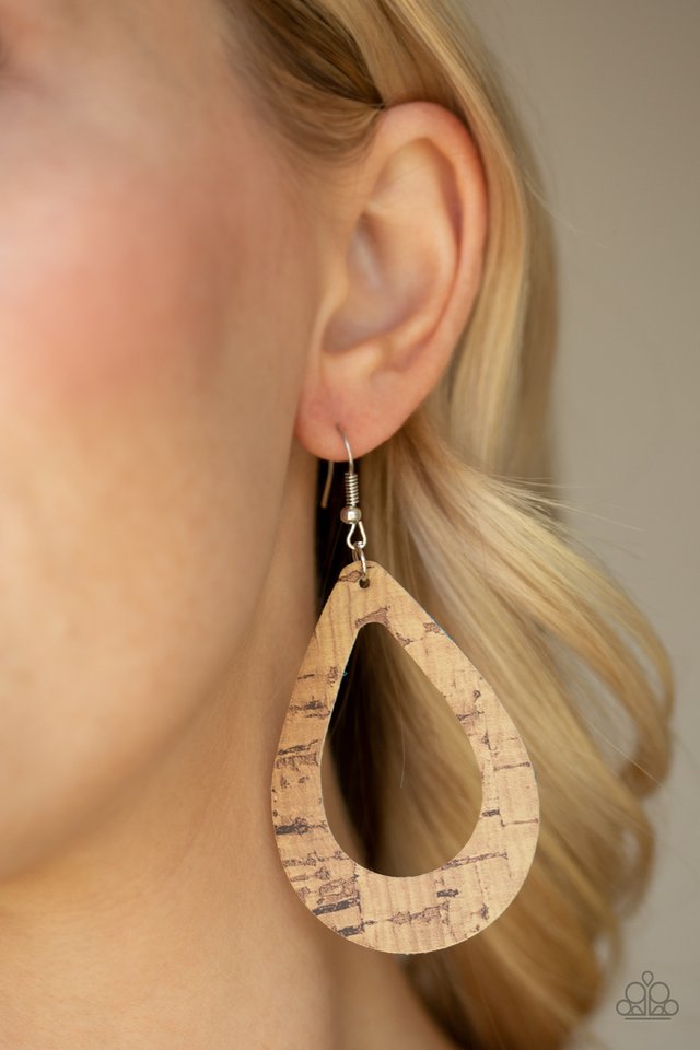 Paparazzi ~ Terra Trendsetter - Brown Earrings