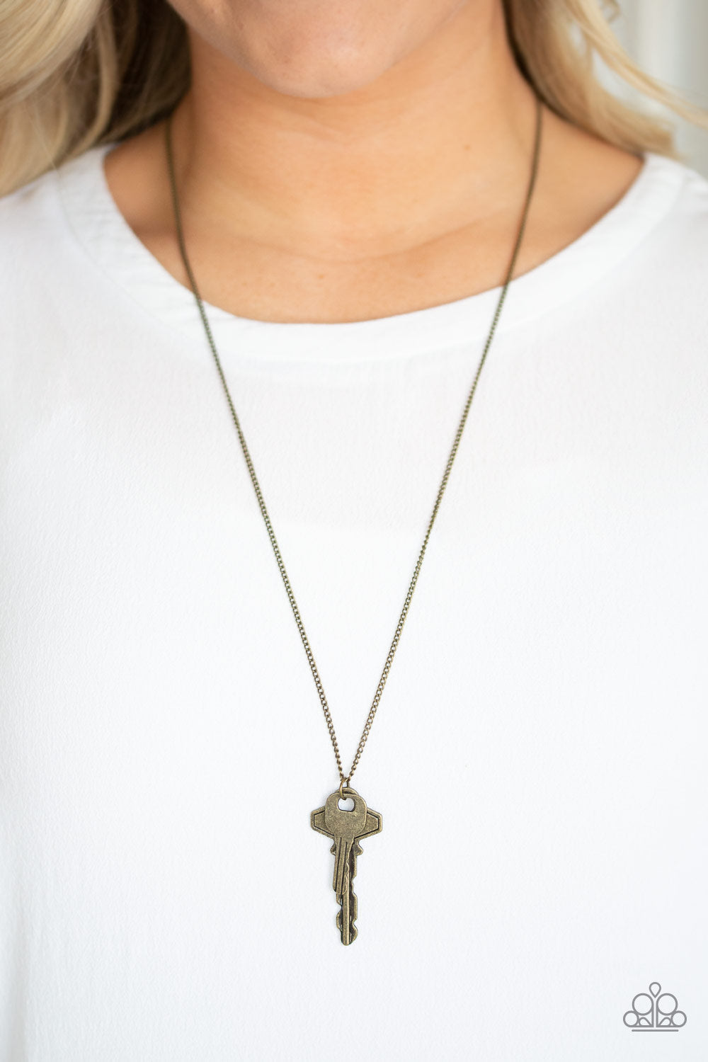 Paparazzi ~ The Keynoter - Brass Necklace