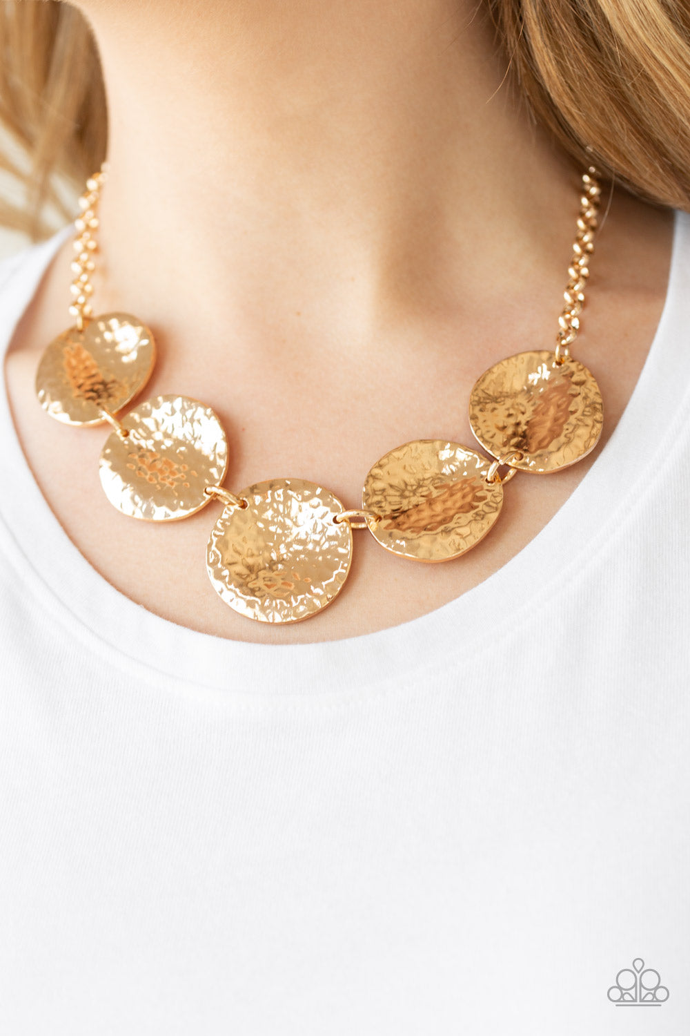 Paparazzi ~ First Impressions - Gold Necklace
