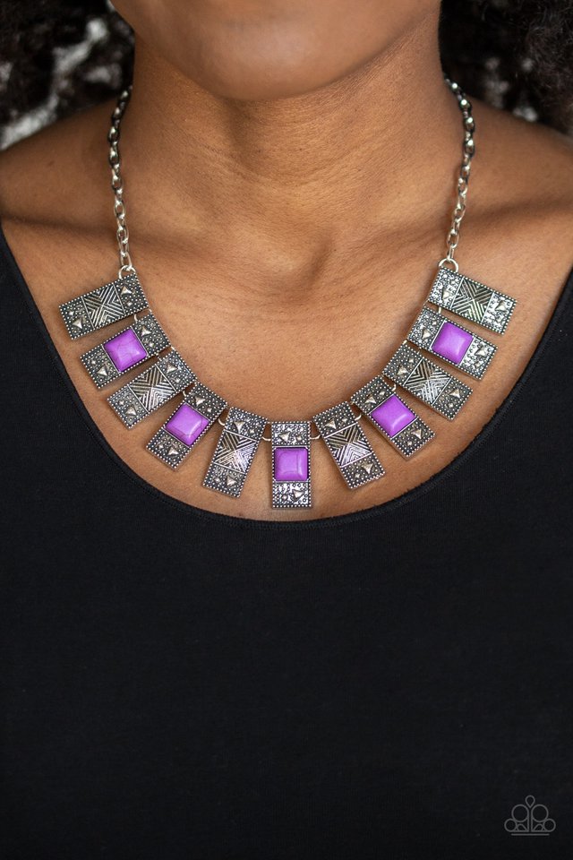 Paparazzi ~ The MANE Contender - Purple Necklace