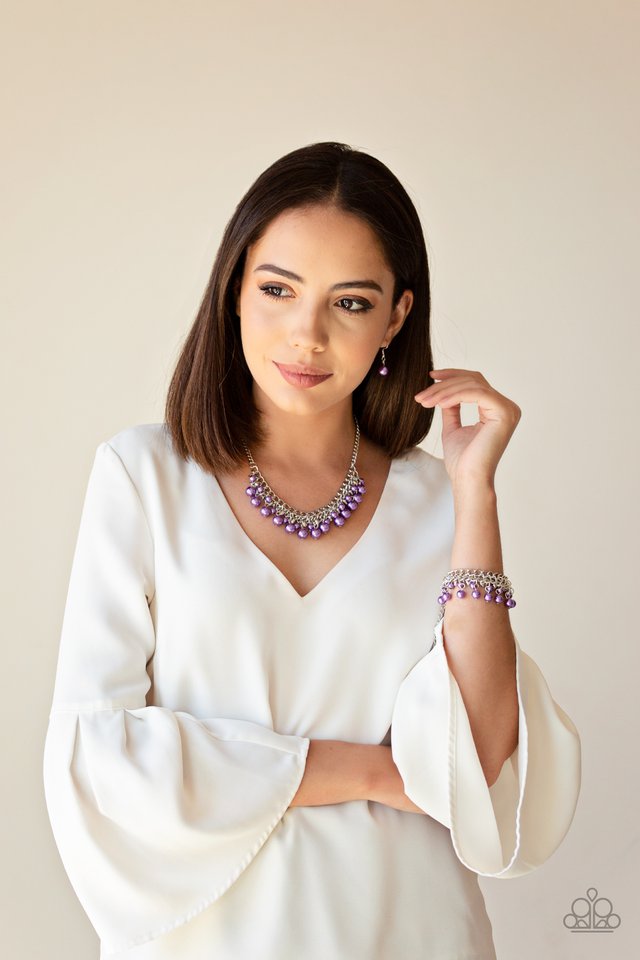 Paparazzi ~ Duchess Dior - Purple Necklace