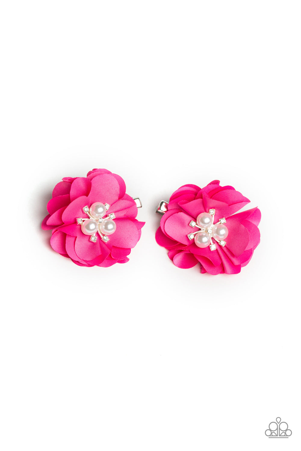 Paparazzi ~ Diamond Dew - Pink Hair Clip