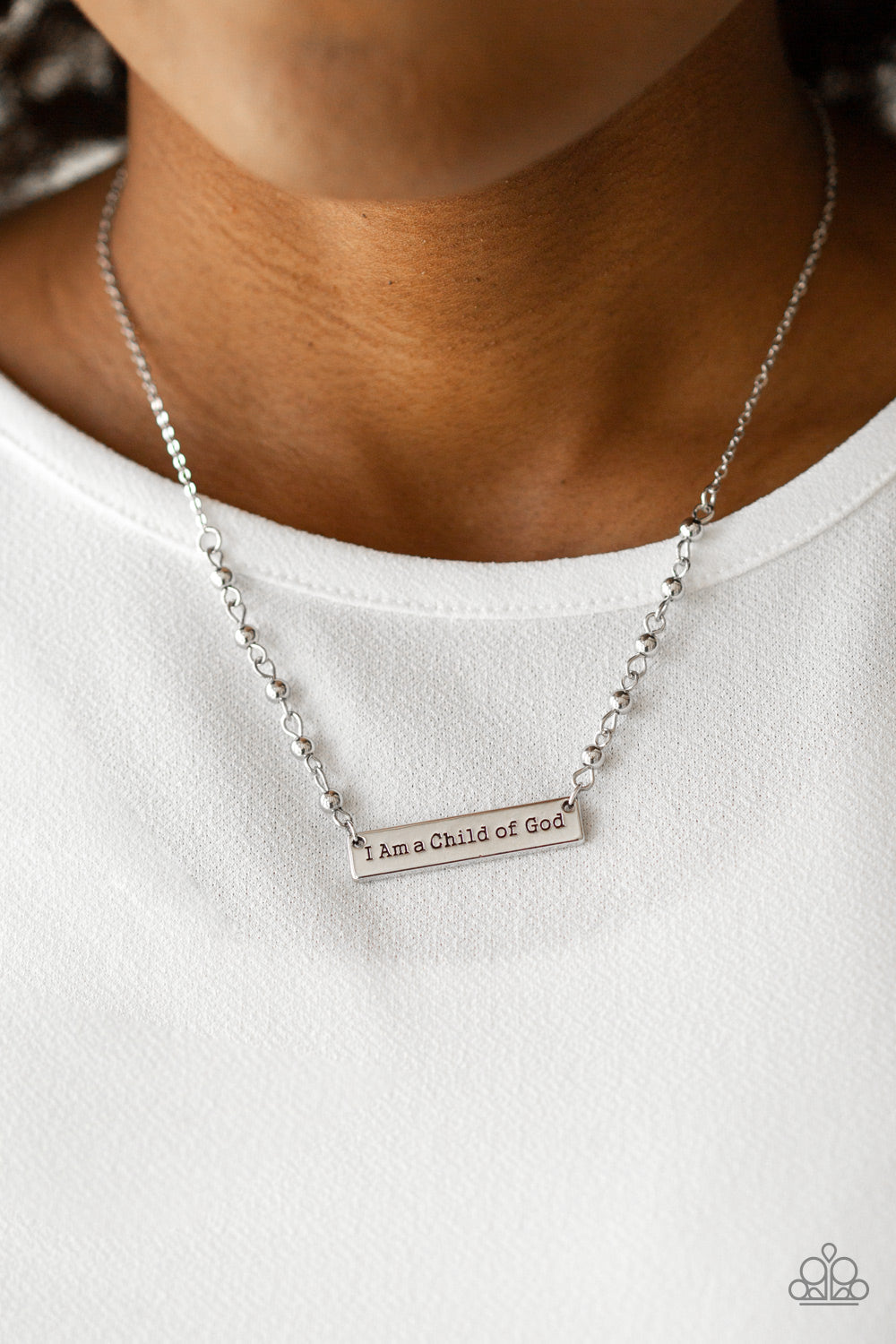 Paparazzi ~ Send Me An Angel - Silver Necklace