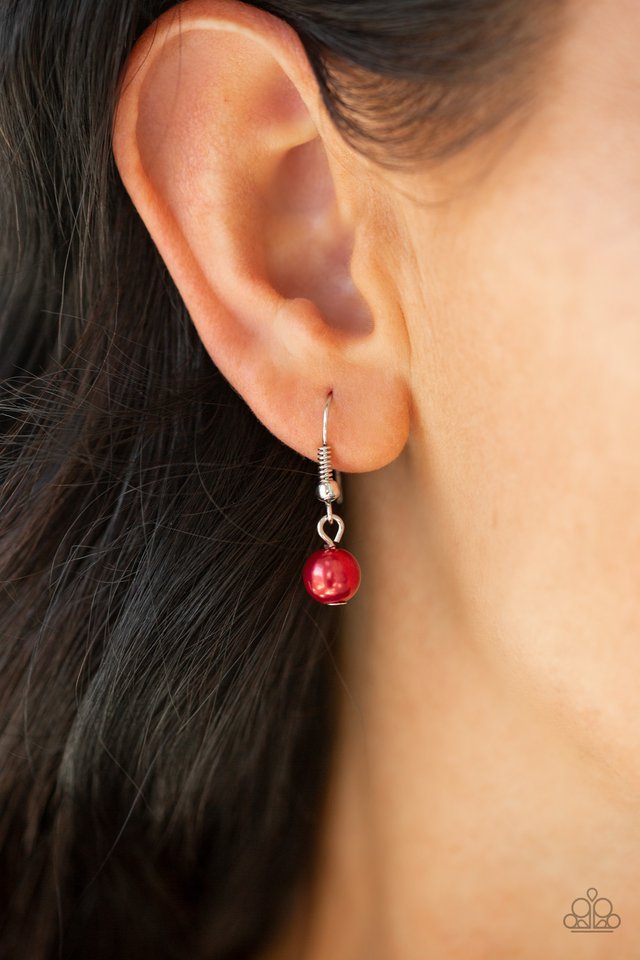 Paparazzi ~ 5th Avenue Flirtation - Red Necklace