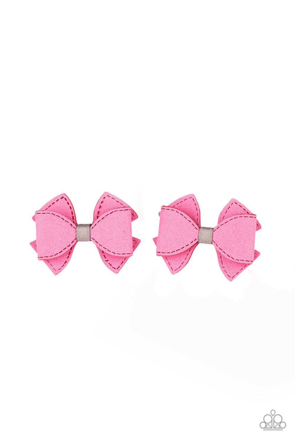 Paparazzi ~ Boots and Bows - Pink Hair Clip