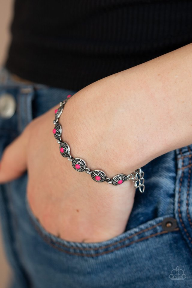 Paparazzi ~ Cactus Paradise - Pink Bracelet