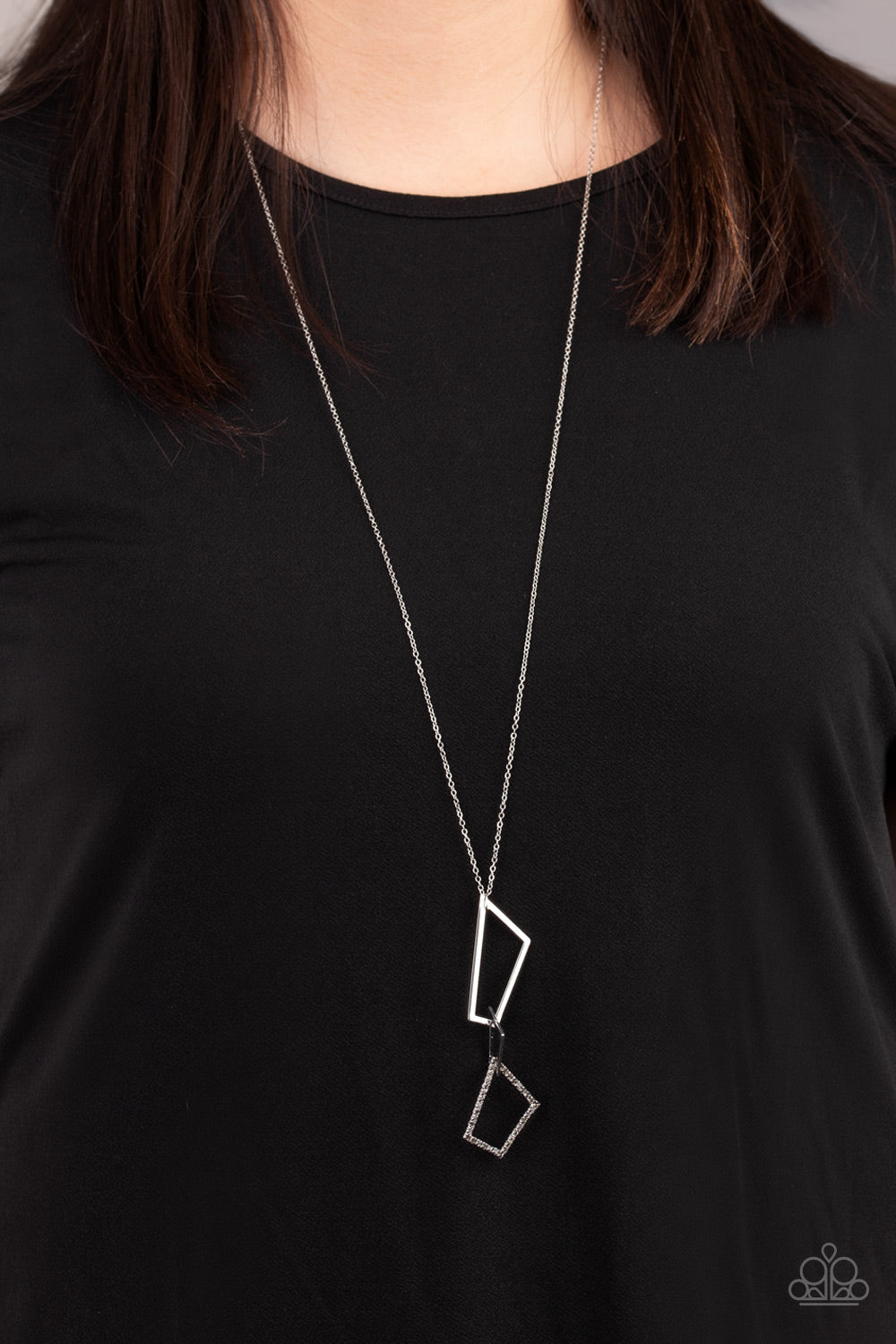 Paparazzi ~ Shapely Silhouettes - Silver Necklace