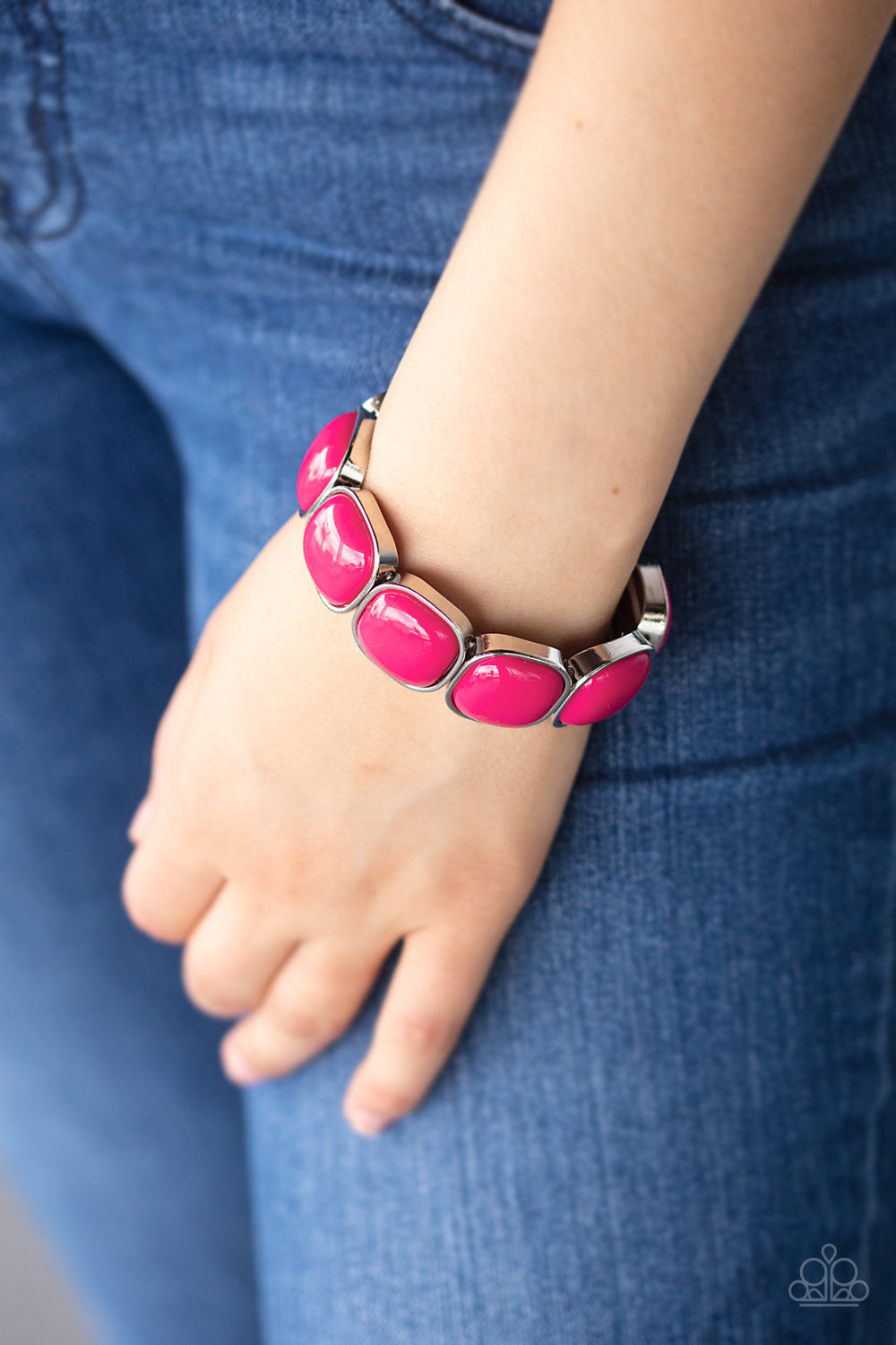 Paparazzi ~ Vivacious Volume - Pink Bracelet