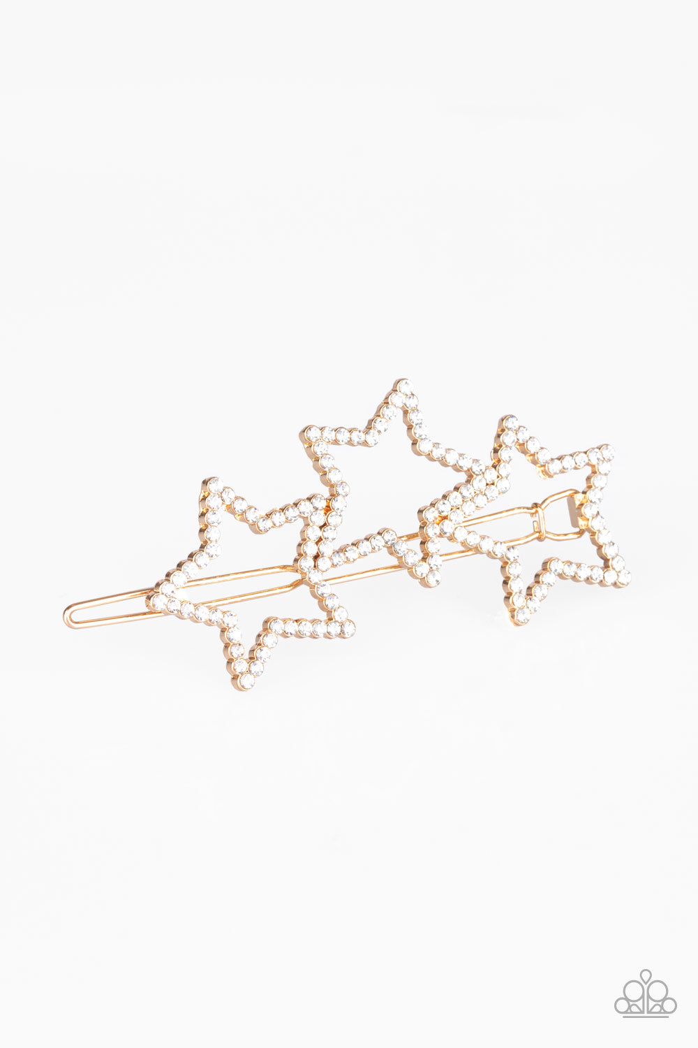 Paparazzi ~ Thank My Lucky Stars - Gold Hair Clip