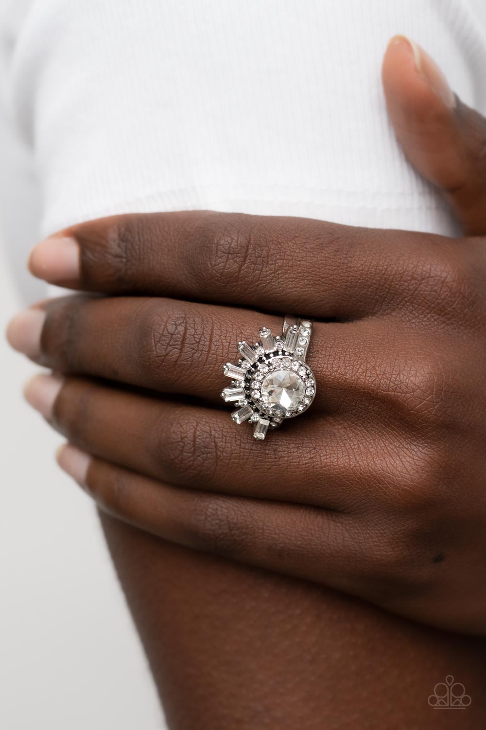 Paparazzi ~ Ravishing Radiance - White Ring