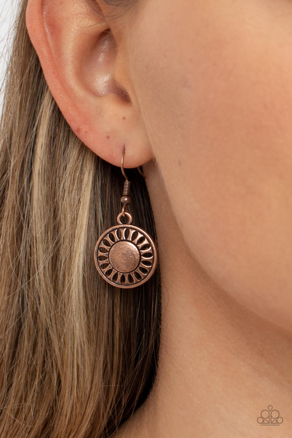 Paparazzi ~ Desert Décor - Copper Necklace