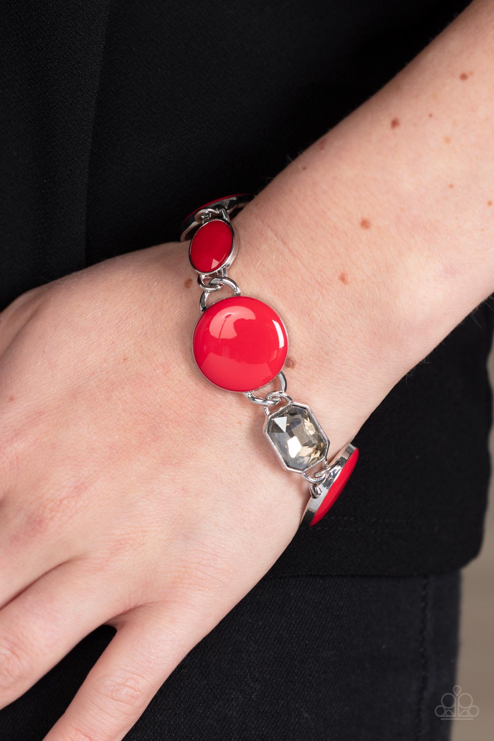 Paparazzi ~ Dreamscape Dazzle - Red Bracelet