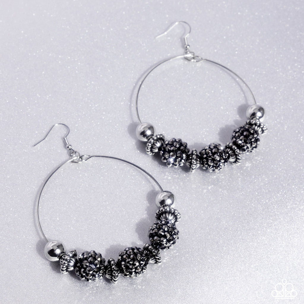 Paparazzi ~ I Can Take a Compliment - Silver Earrings