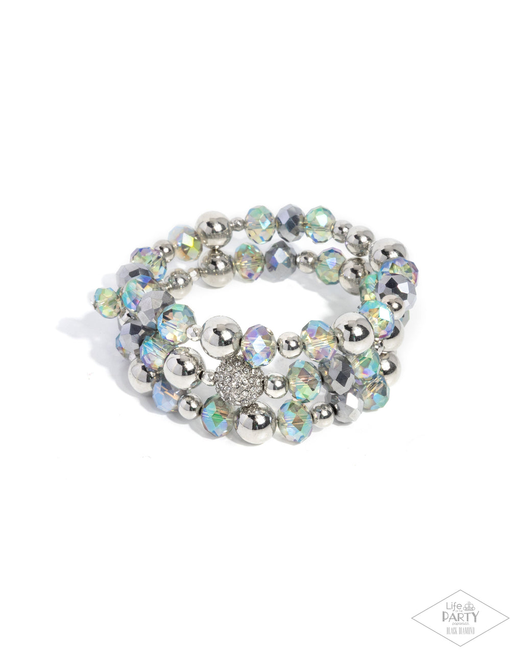Paparazzi ~ Ignited Independence - Silver Bracelet