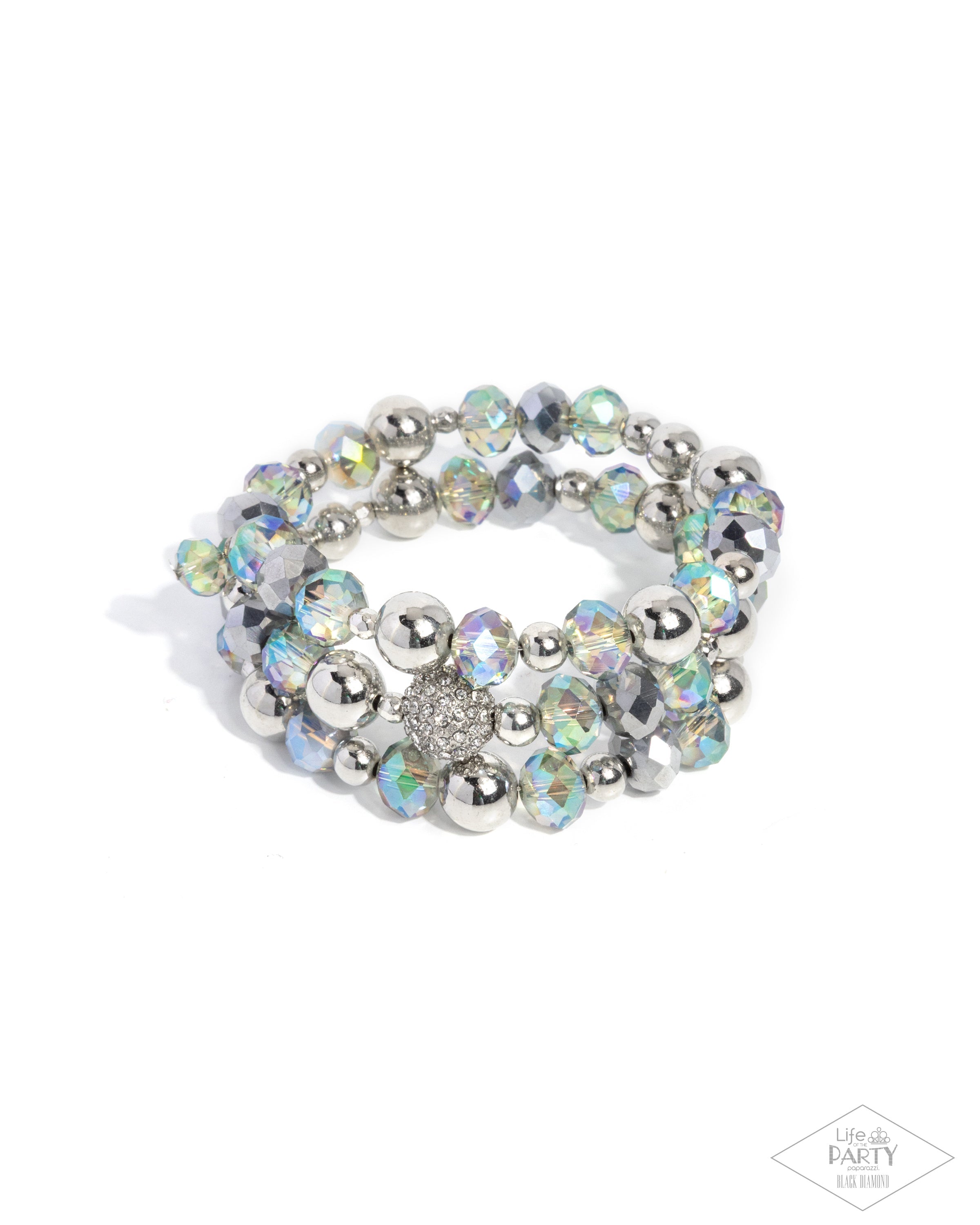 Paparazzi ~ Ignited Independence - Silver Bracelet