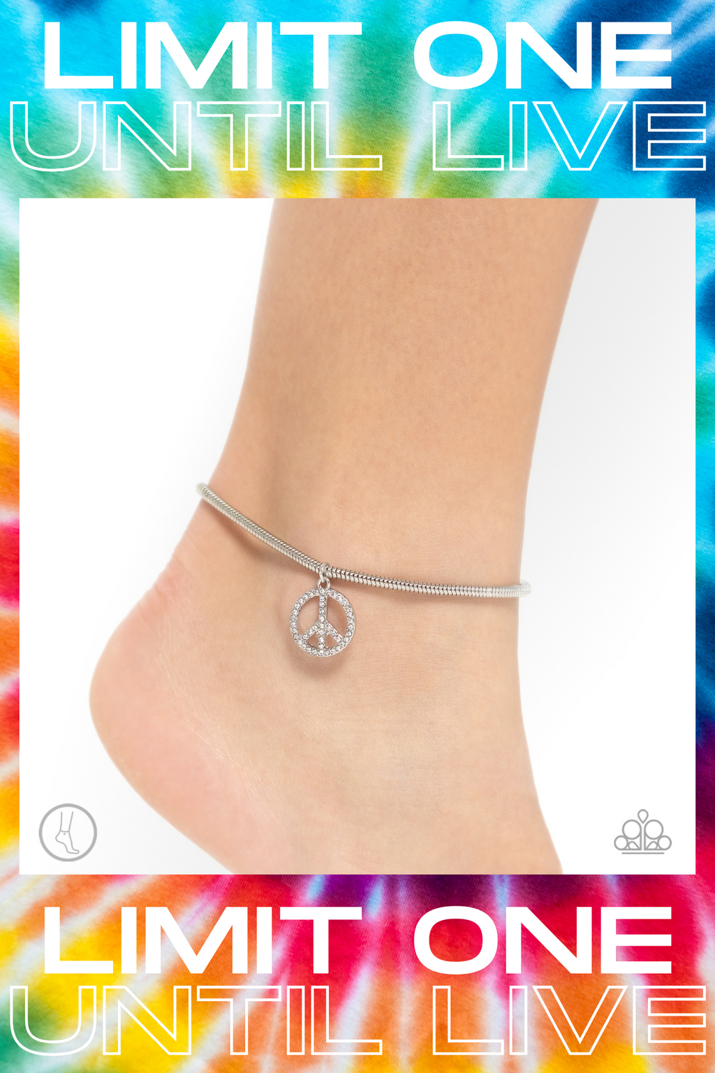 Paparazzi ~ Pampered Peacemaker - White Anklet