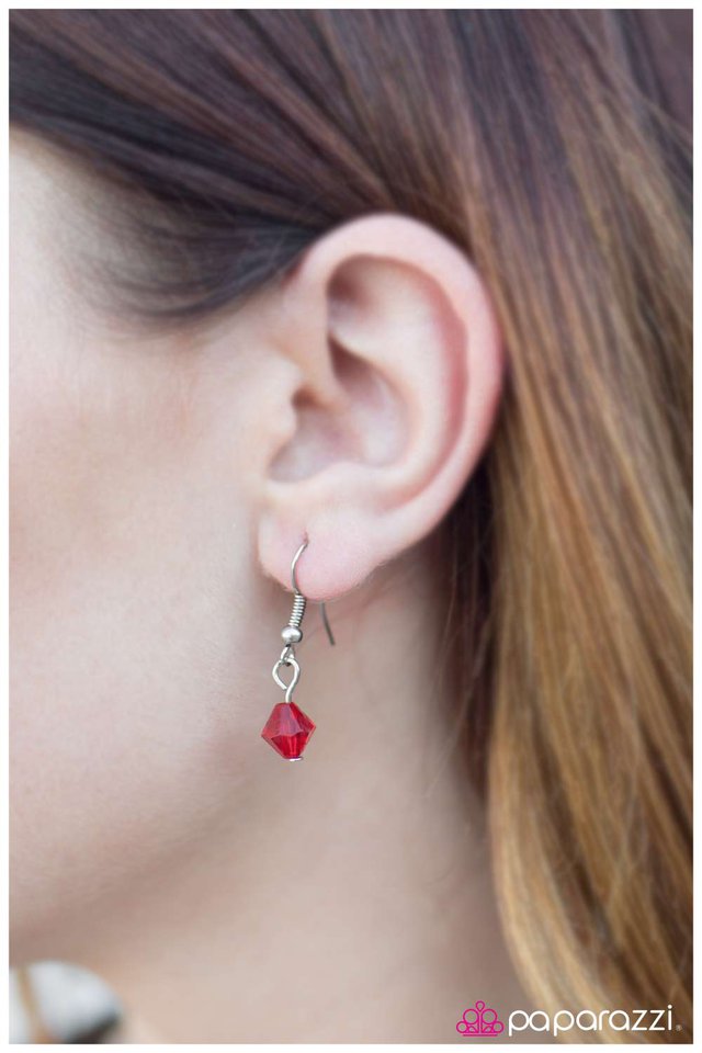 Paparazzi ~ Just Enough - Red Necklace
