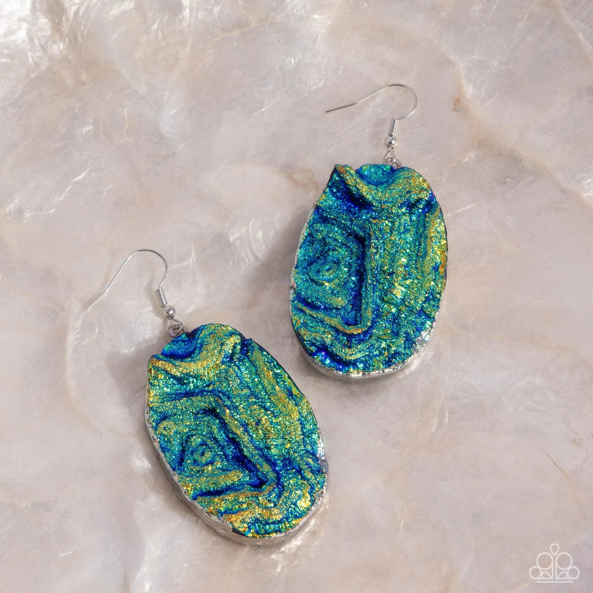 Paparazzi ~ Artistic Avenue - Blue Earrings