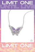 Paparazzi ~ Weekend WINGS - Purple Necklace