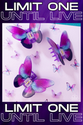 Paparazzi ~ Monarch Model - Purple Hair Clip