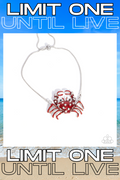 Paparazzi ~ CRAB Walk - Red Bracelet