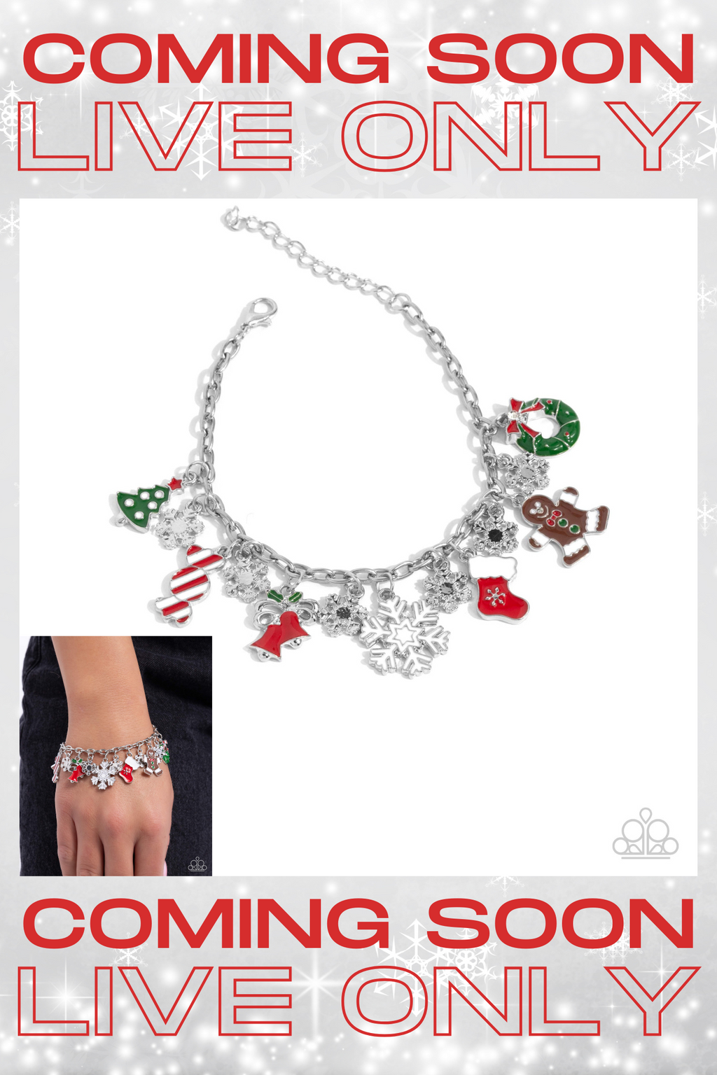 Paparazzi ~ Christmas Cascade - Multi Bracelet