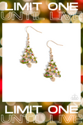 Paparazzi ~ O Christmas Tree - Multi Earrings