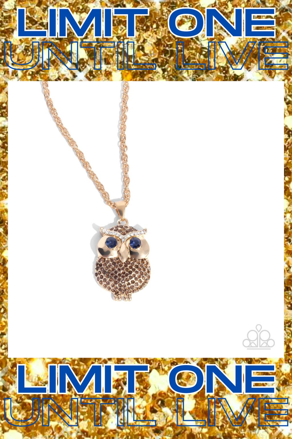 Paparazzi ~ Opulent Owl - Brown Necklace