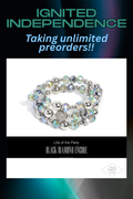 Paparazzi ~ Ignited Independence - Silver Bracelet