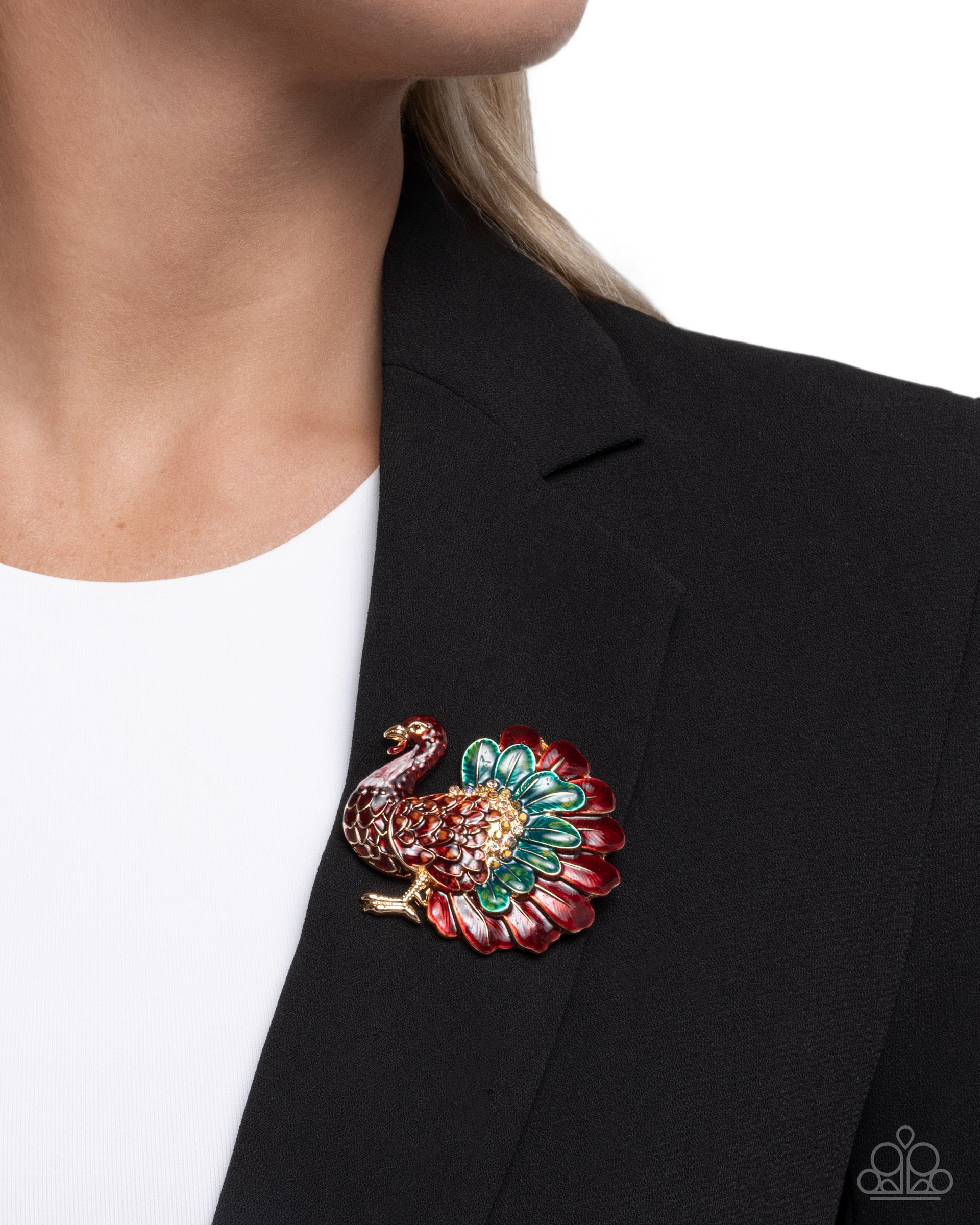 Paparazzi ~ Thanksgiving Tenure Brooch