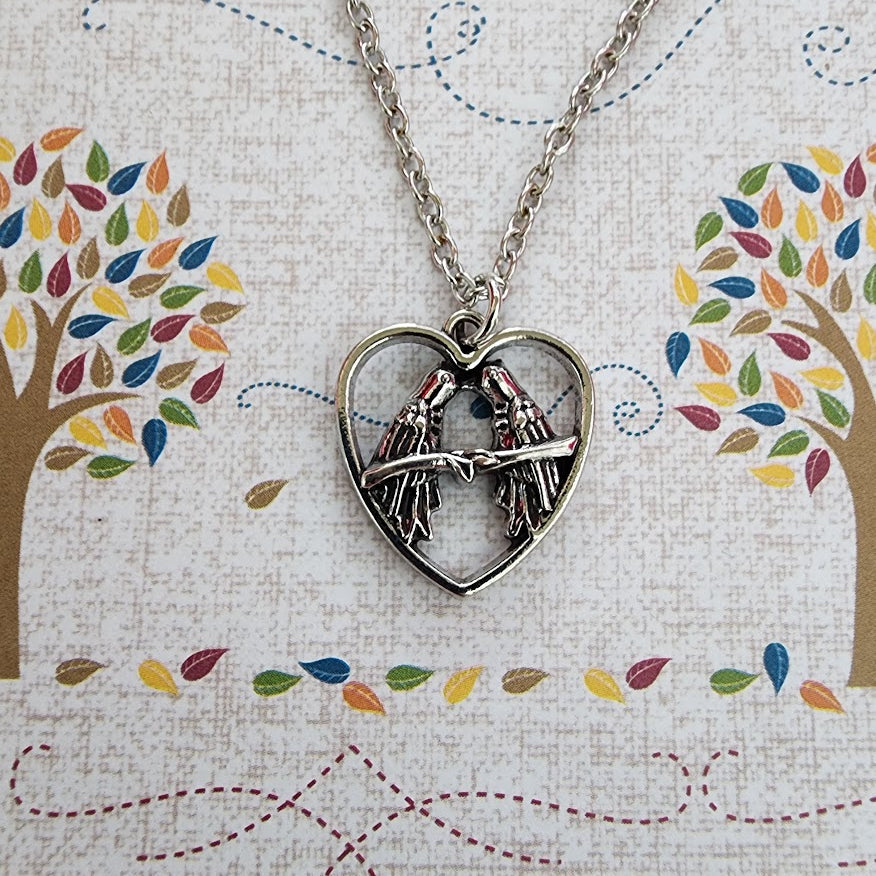 Paparazzi ~ Brilliant Birds - Silver Necklace