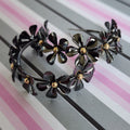 Paparazzi ~ Floral Flamenco - Black Earrings